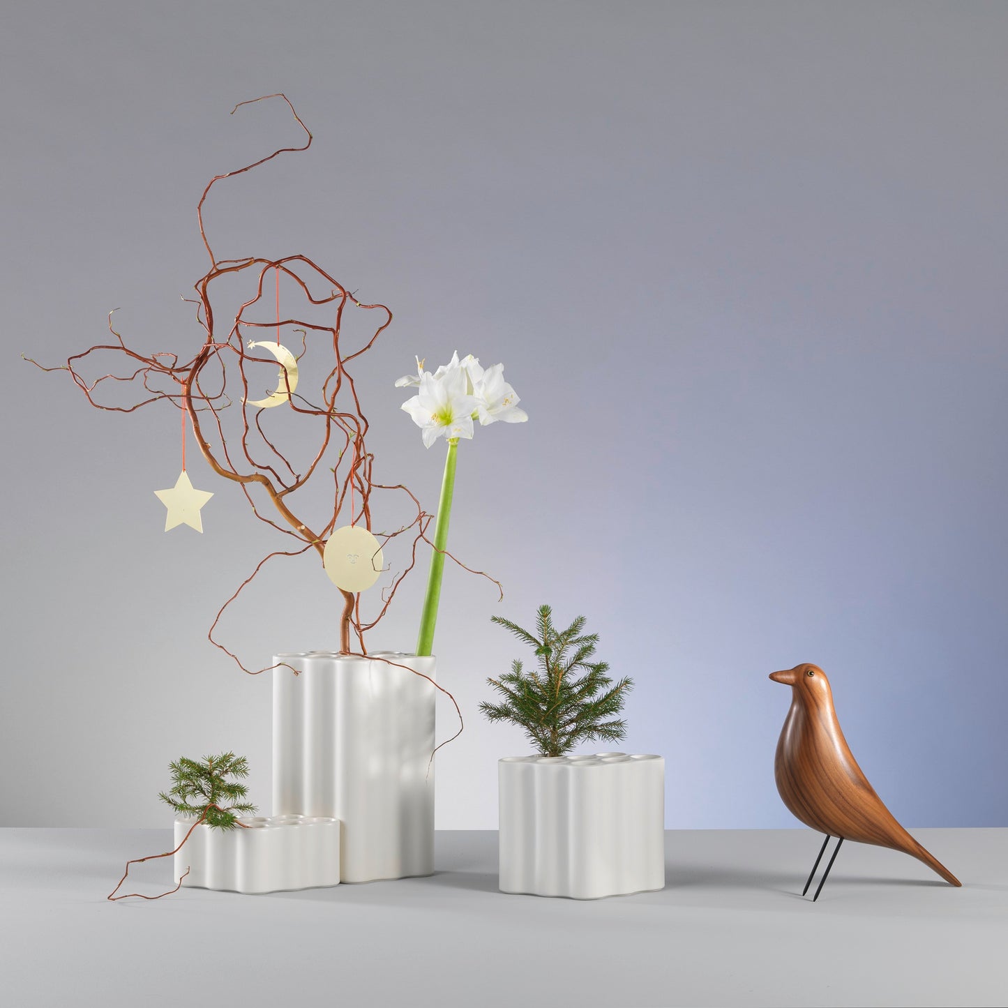 Vitra Nuage Vase céramique small Keramik matt weiß