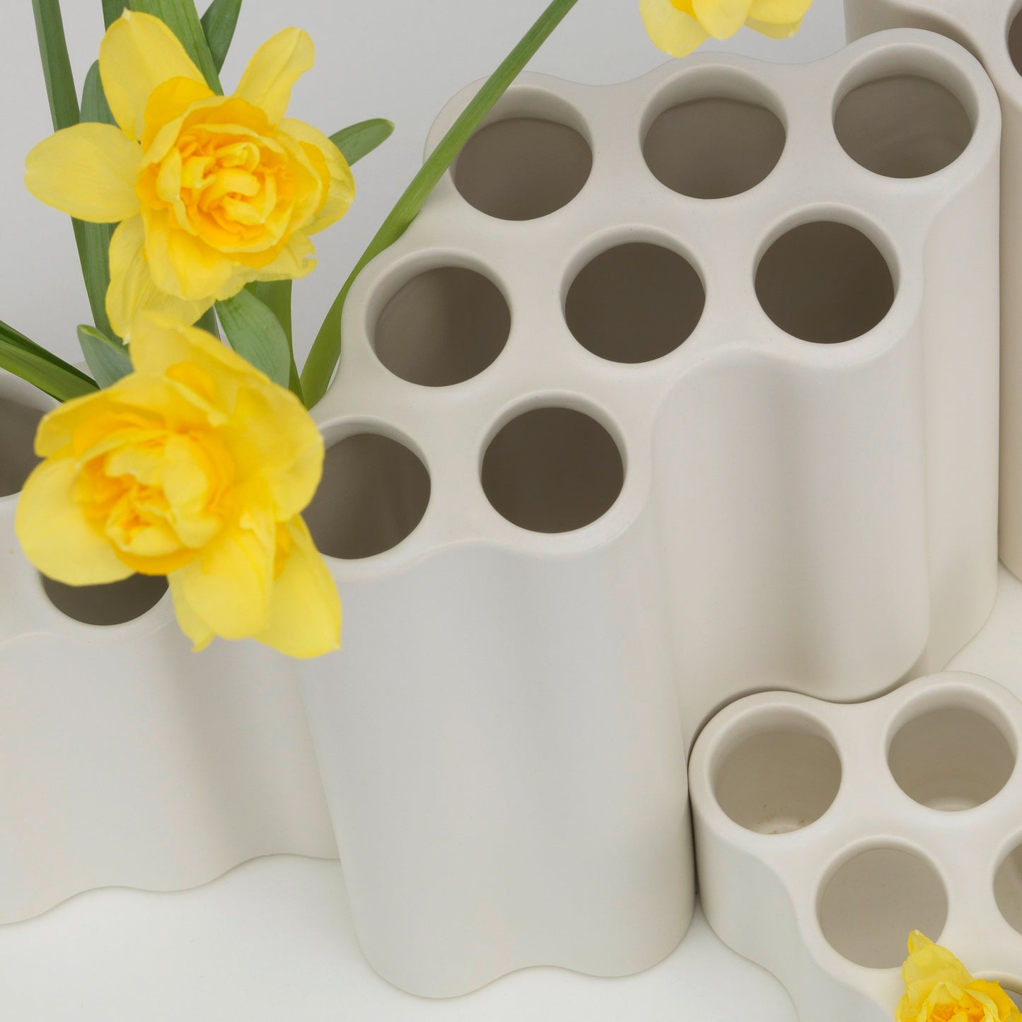 Vitra Nuage Vase céramique large Keramik matt weiß