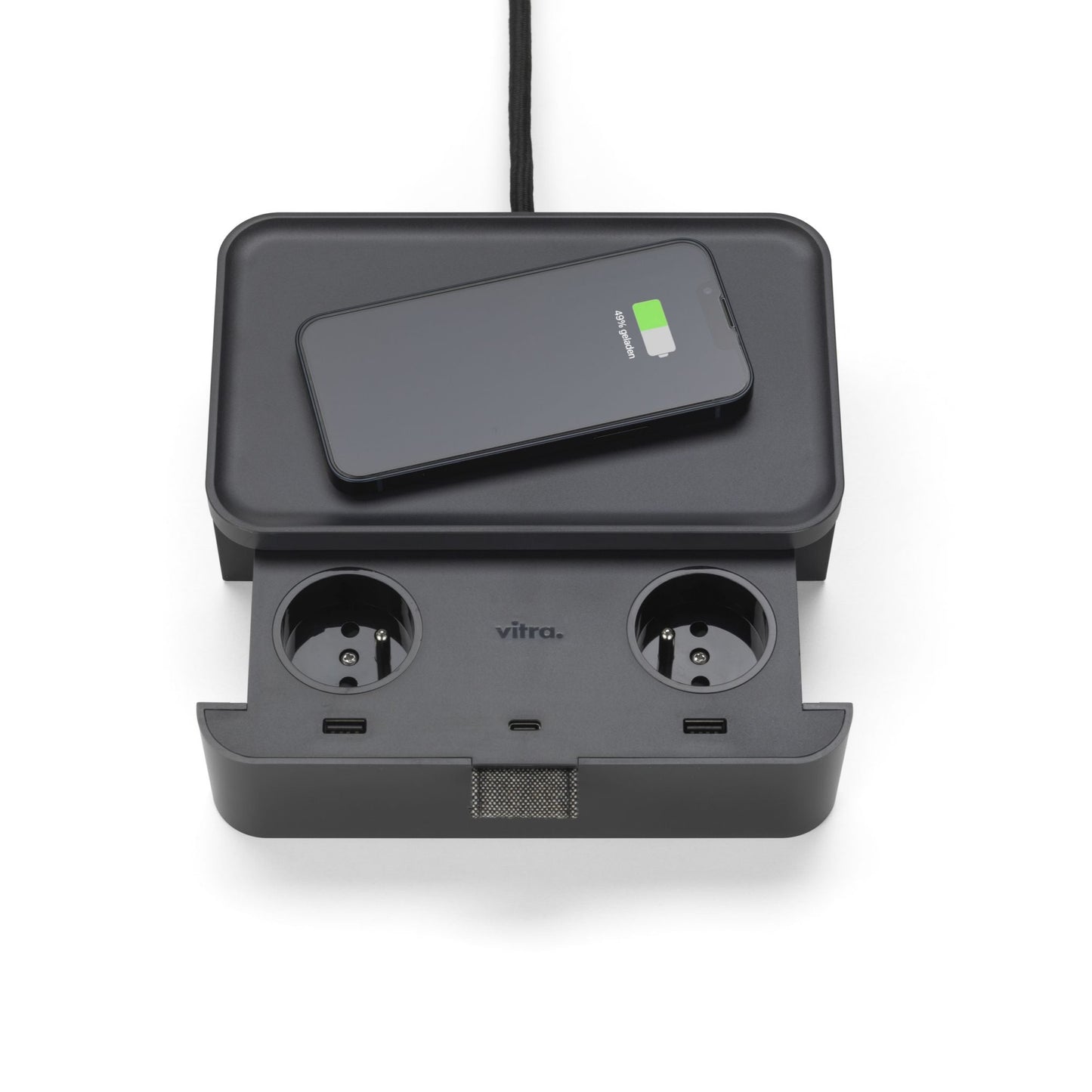 Vitra Ampi – Wireless-Charger Ladegerät und Kabelmanagement