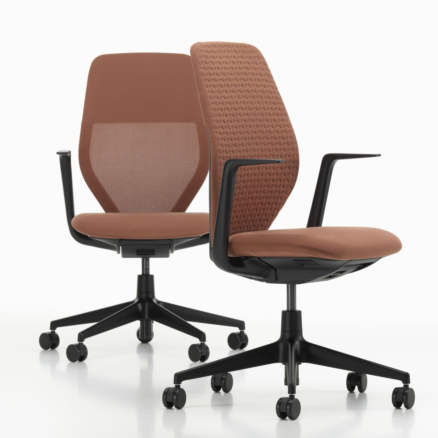 Vitra ACX Mesh Bürostuhl Sitz gepolstert Plano Rücken Netz Knitted Mesh