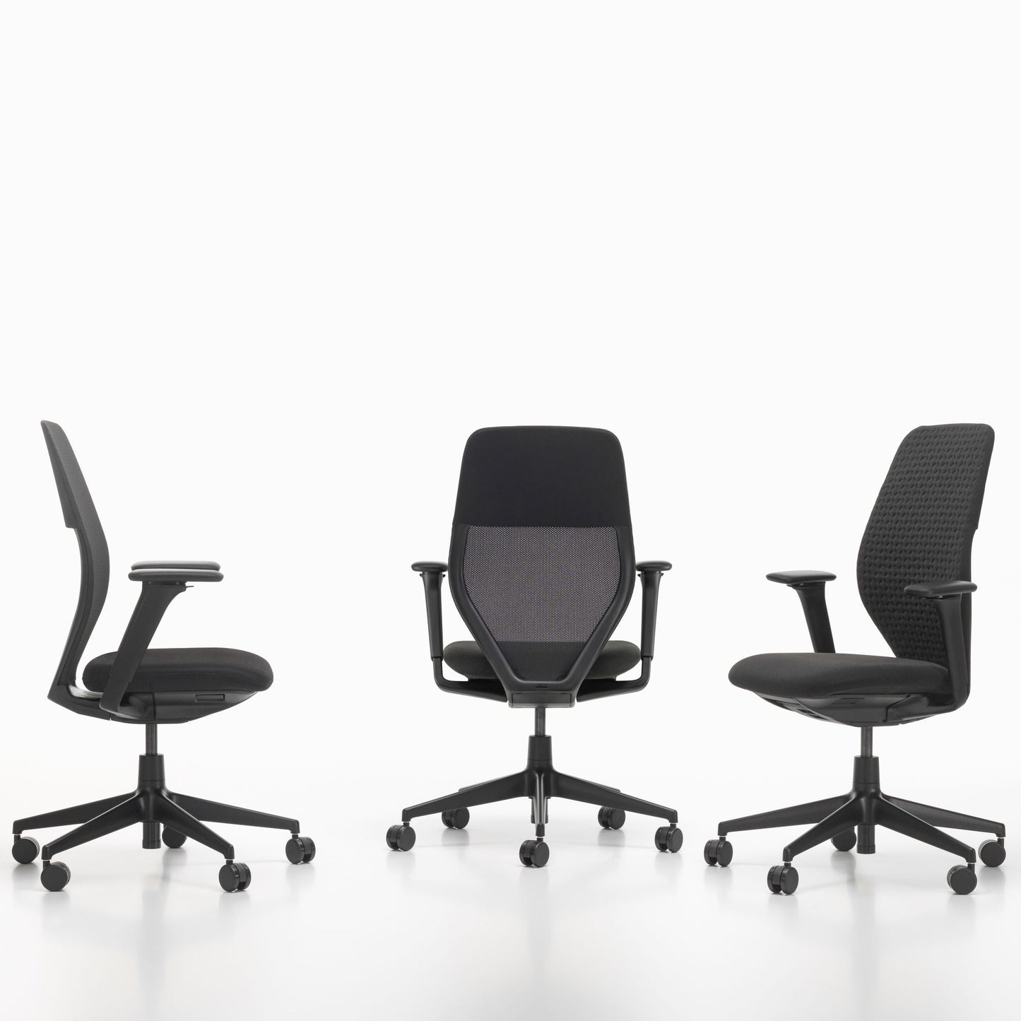 Vitra ACX Soft Bürostuhl Sitz gepolstert Plano Rücken Softpolster Quilted Knit