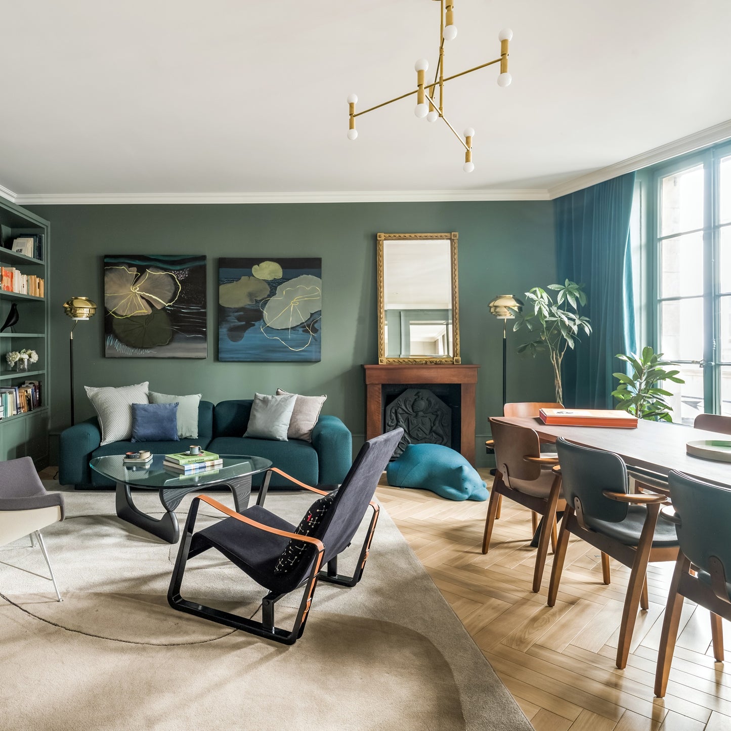 Vitra Resting Bear Hocker Dekoobjekt türkis