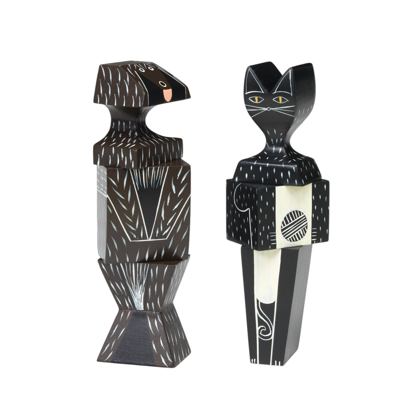 Vitra Wooden Dolls Cat exklusive limitierte Holzfigur handbemalt