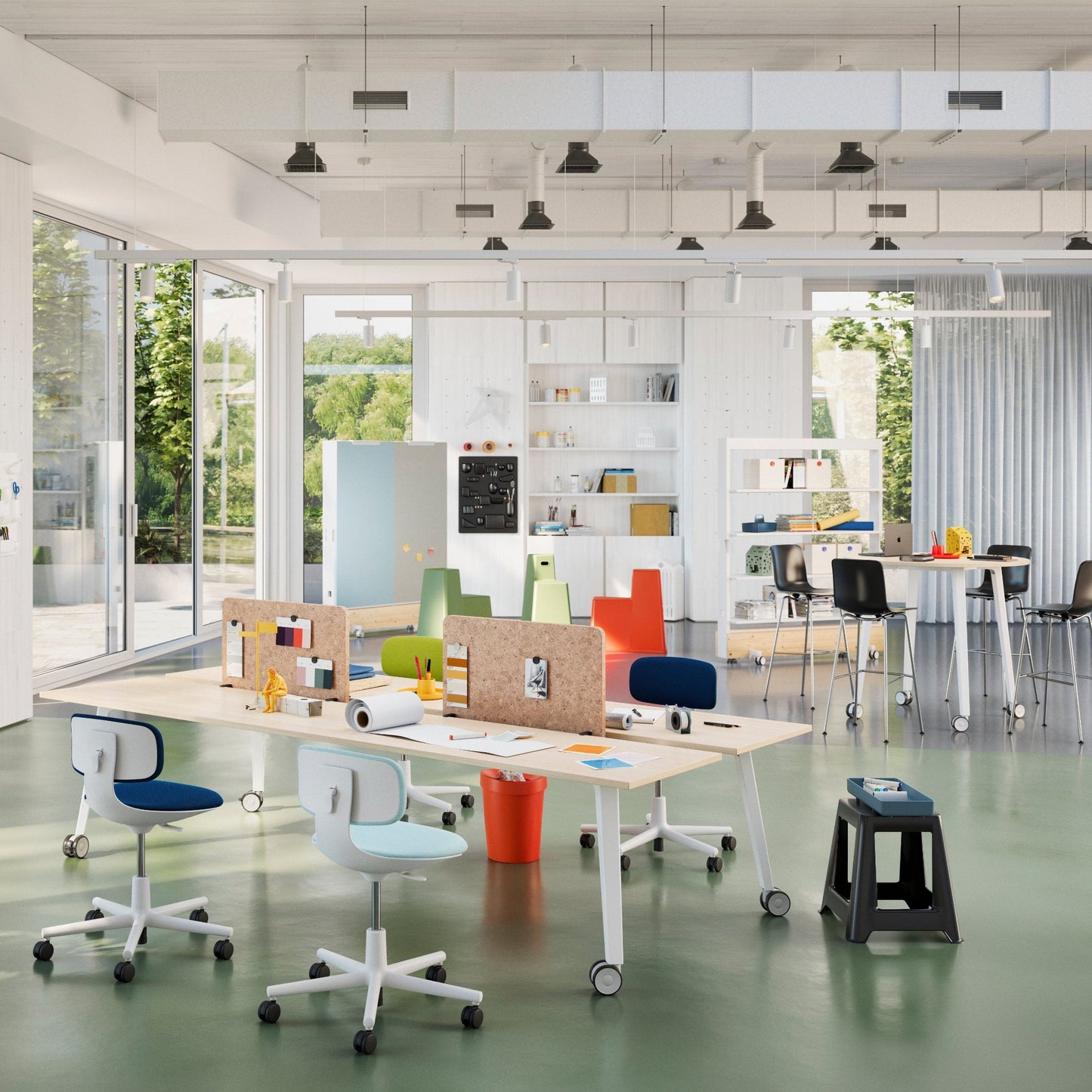 Vitra Chap RE Hocker Kunstsstoff recycelt