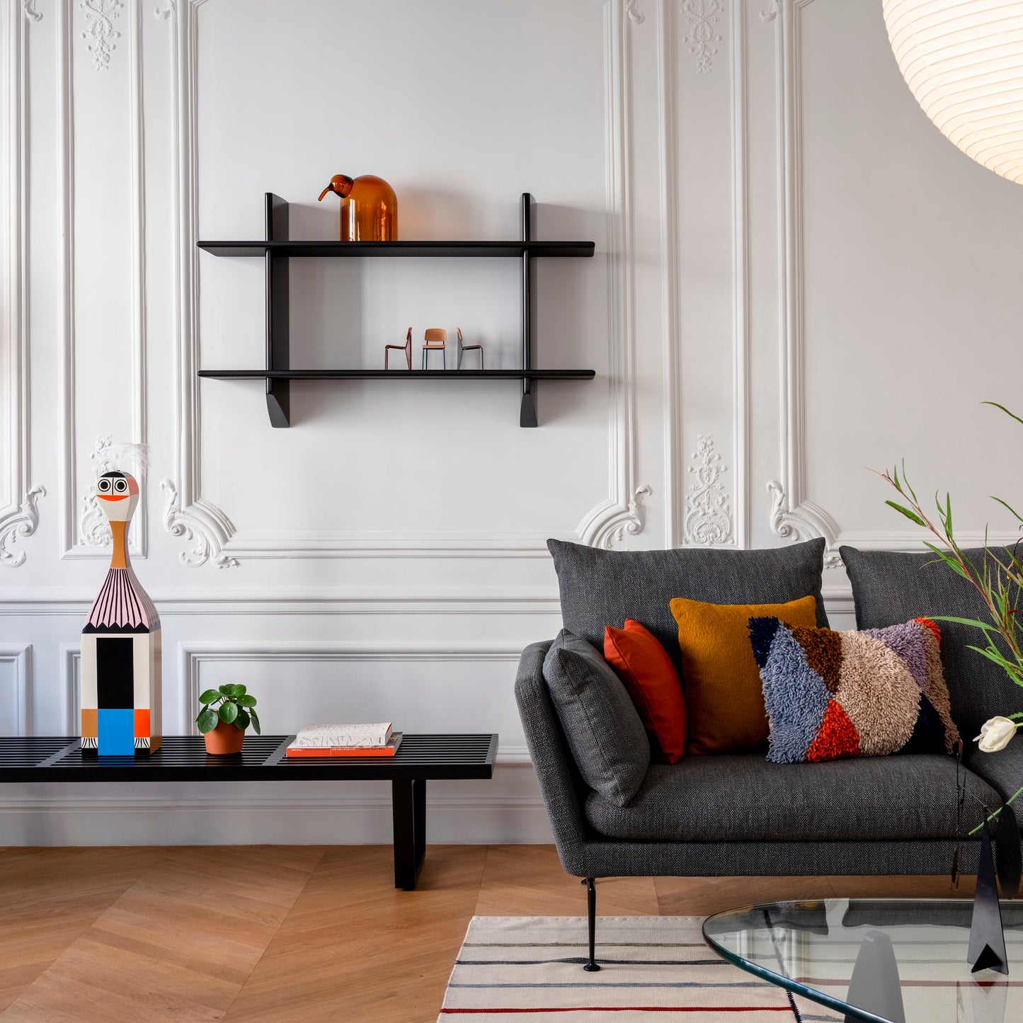 Vitra Wooden Dolls No. 4 exklusive limitierte Holzfigur bunt bemalt