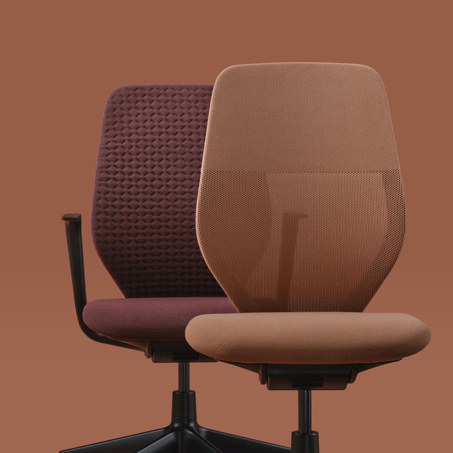 Vitra ACX Soft Bürostuhl Sitz gepolstert Plano Rücken Softpolster Quilted Knit