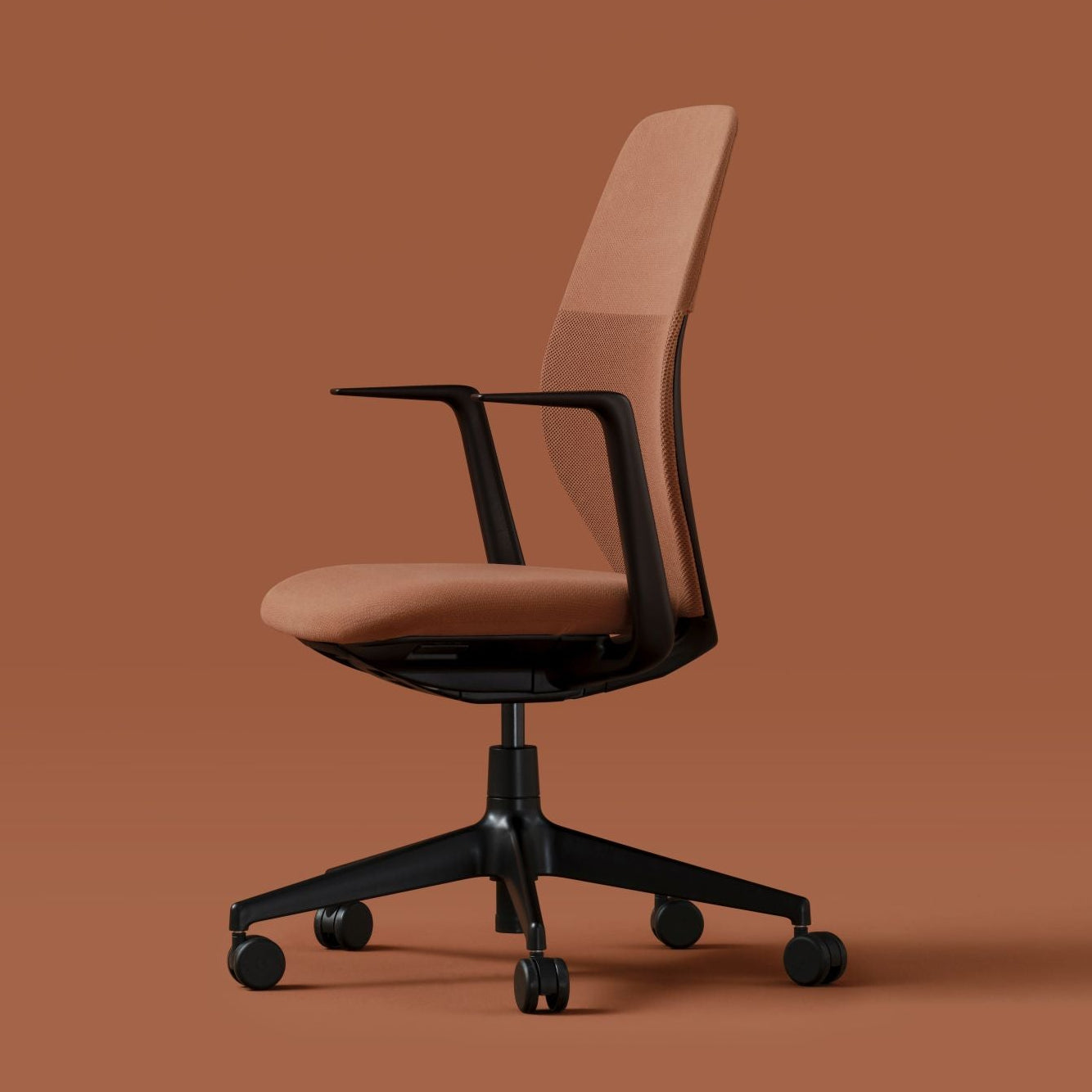 Vitra ACX Mesh Bürostuhl Sitz gepolstert Plano Rücken Netz Knitted Mesh