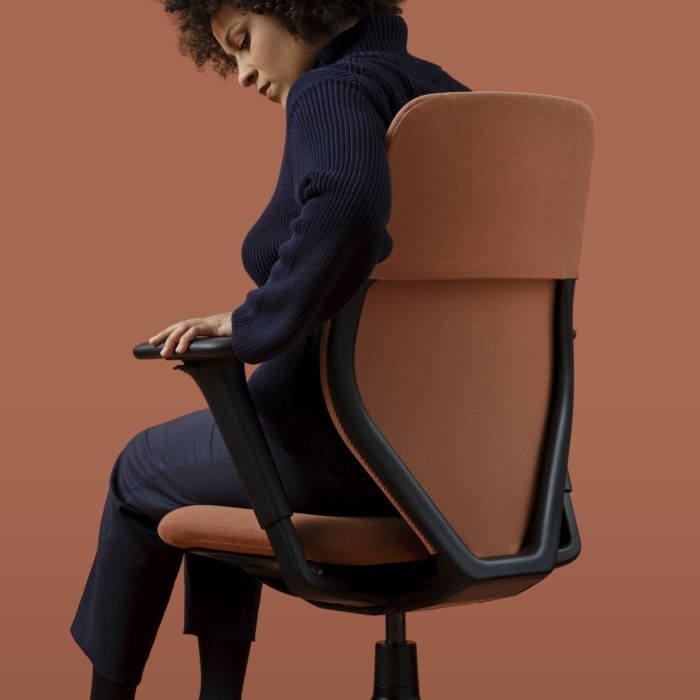 Vitra ACX Mesh Bürostuhl Sitz gepolstert Plano Rücken Netz Knitted Mesh