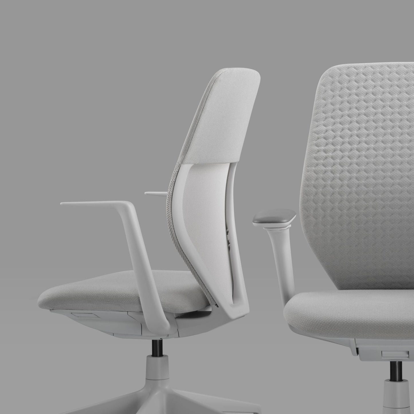 Vitra ACX Soft Bürostuhl Sitz gepolstert Plano Rücken Softpolster Quilted Knit
