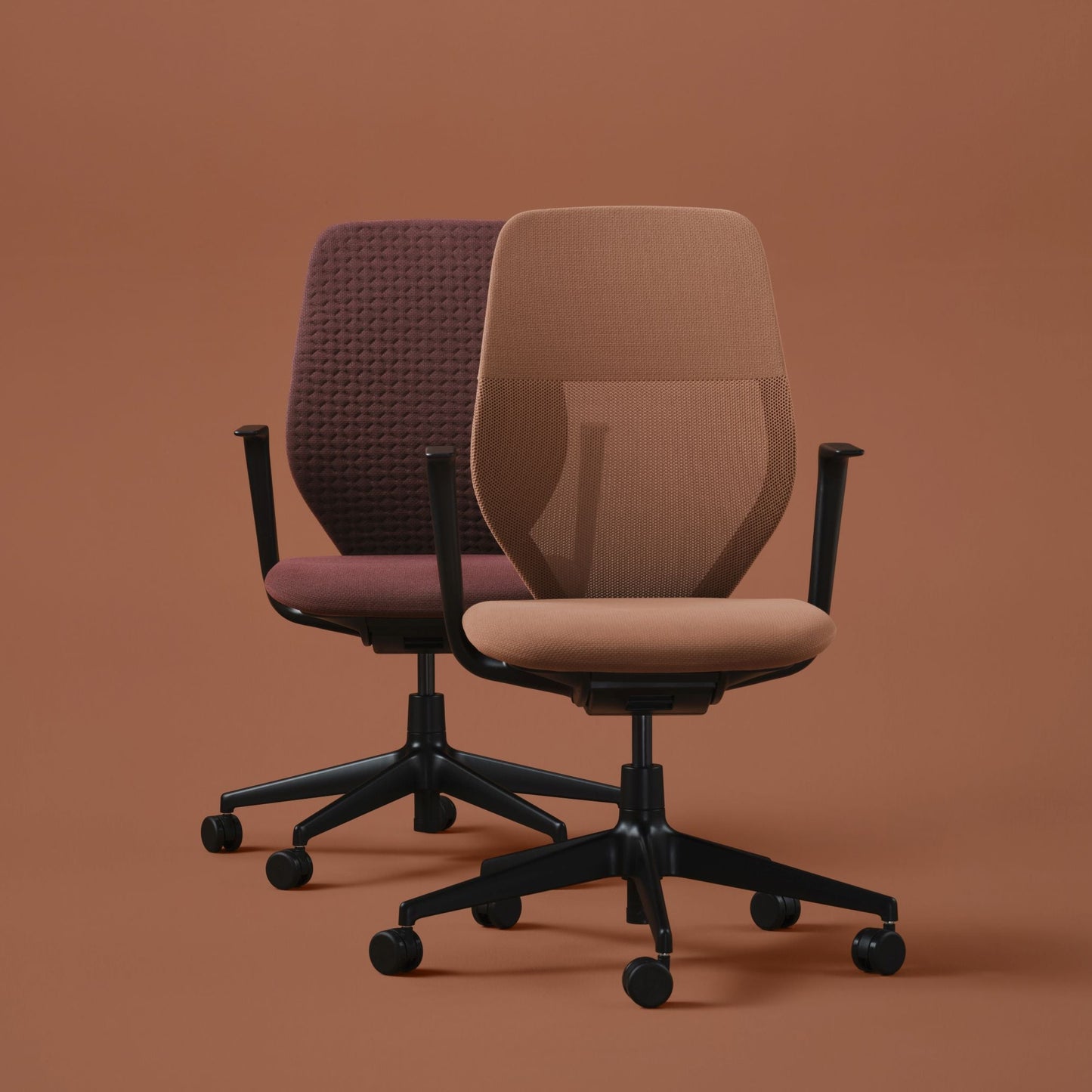 Vitra ACX Mesh Bürostuhl Sitz gepolstert Plano Rücken Netz Knitted Mesh