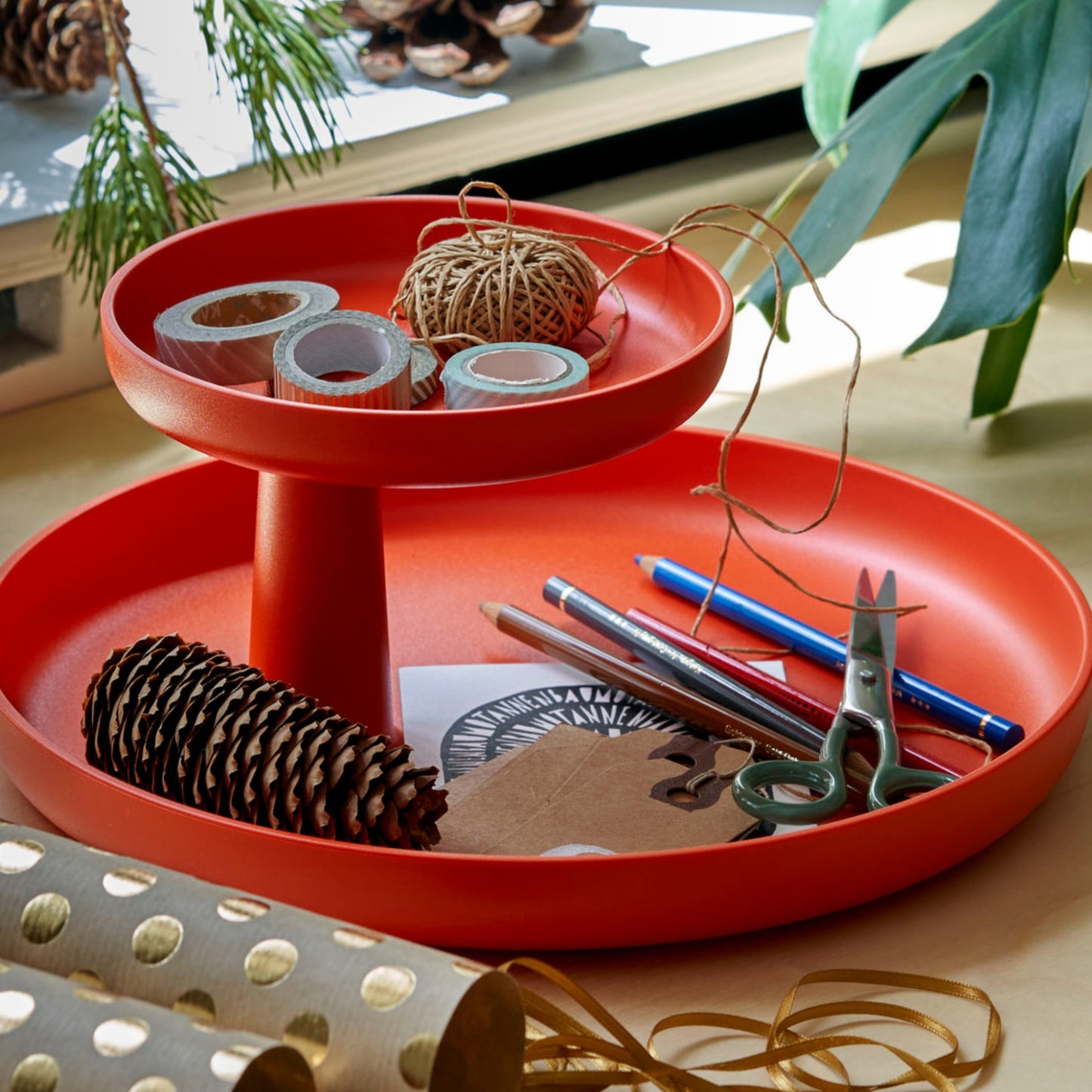 Vitra Rotary Tray drehbares Tablett Etagere Kunststoff