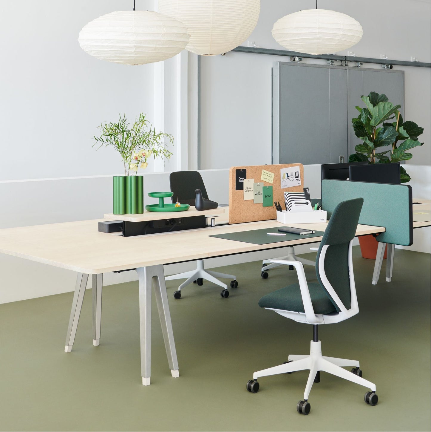 Vitra ACX Mesh Bürostuhl Sitz gepolstert Plano Rücken Netz Knitted Mesh