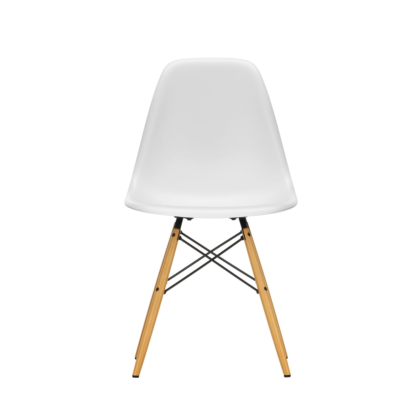 Vitra Eames Plastic Side Chair DSW RE Ahorn gelblich Kunststoff
