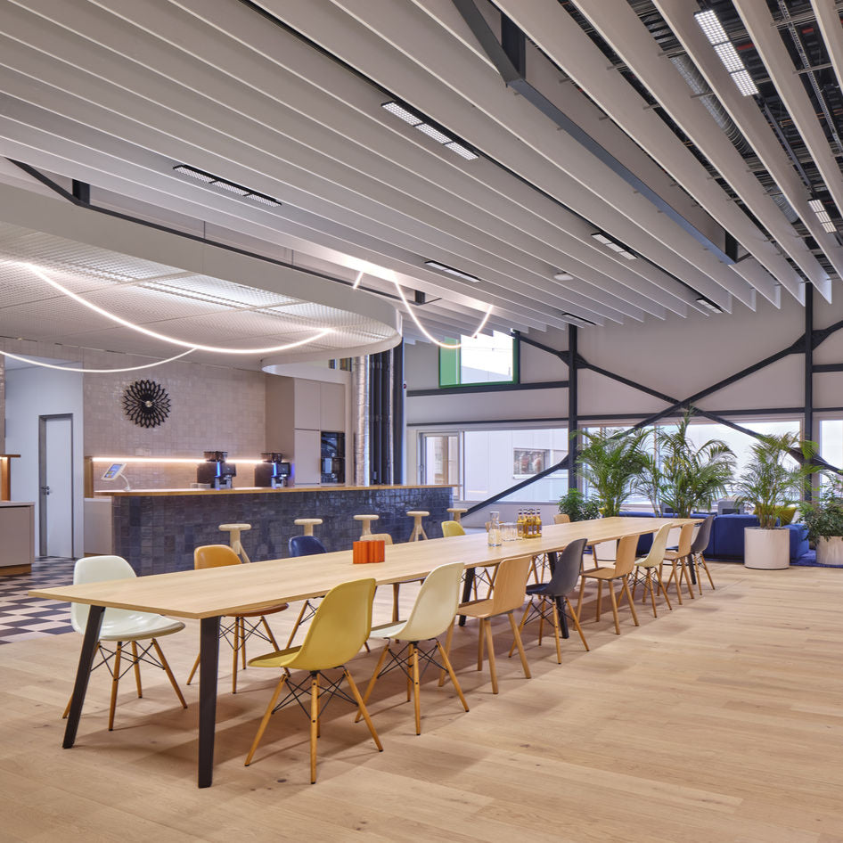 Vitra Eames Plastic Side Chair DSW RE Esche honigfarben Kunststoff recycelt