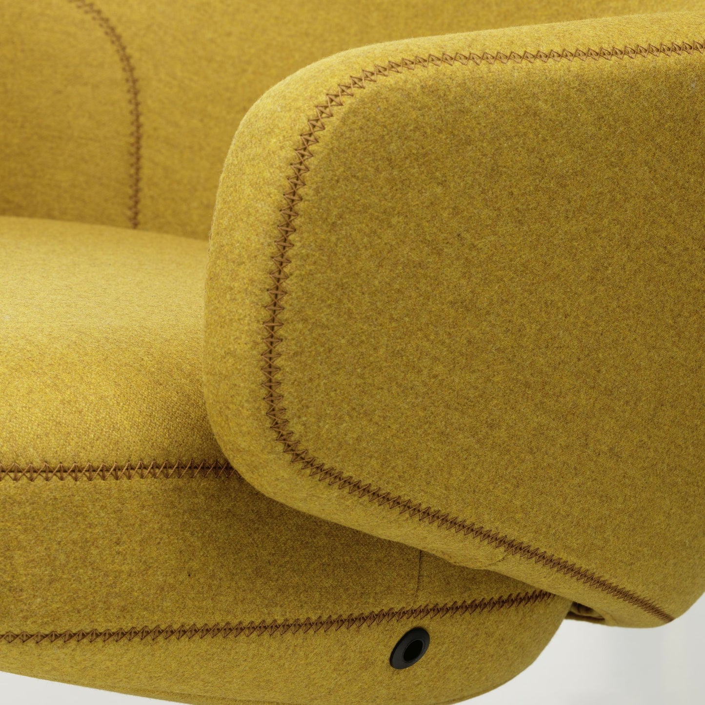 Vitra Grand Repos Loungesessel drehbar mit Ottoman Ohrensessel & Hocker