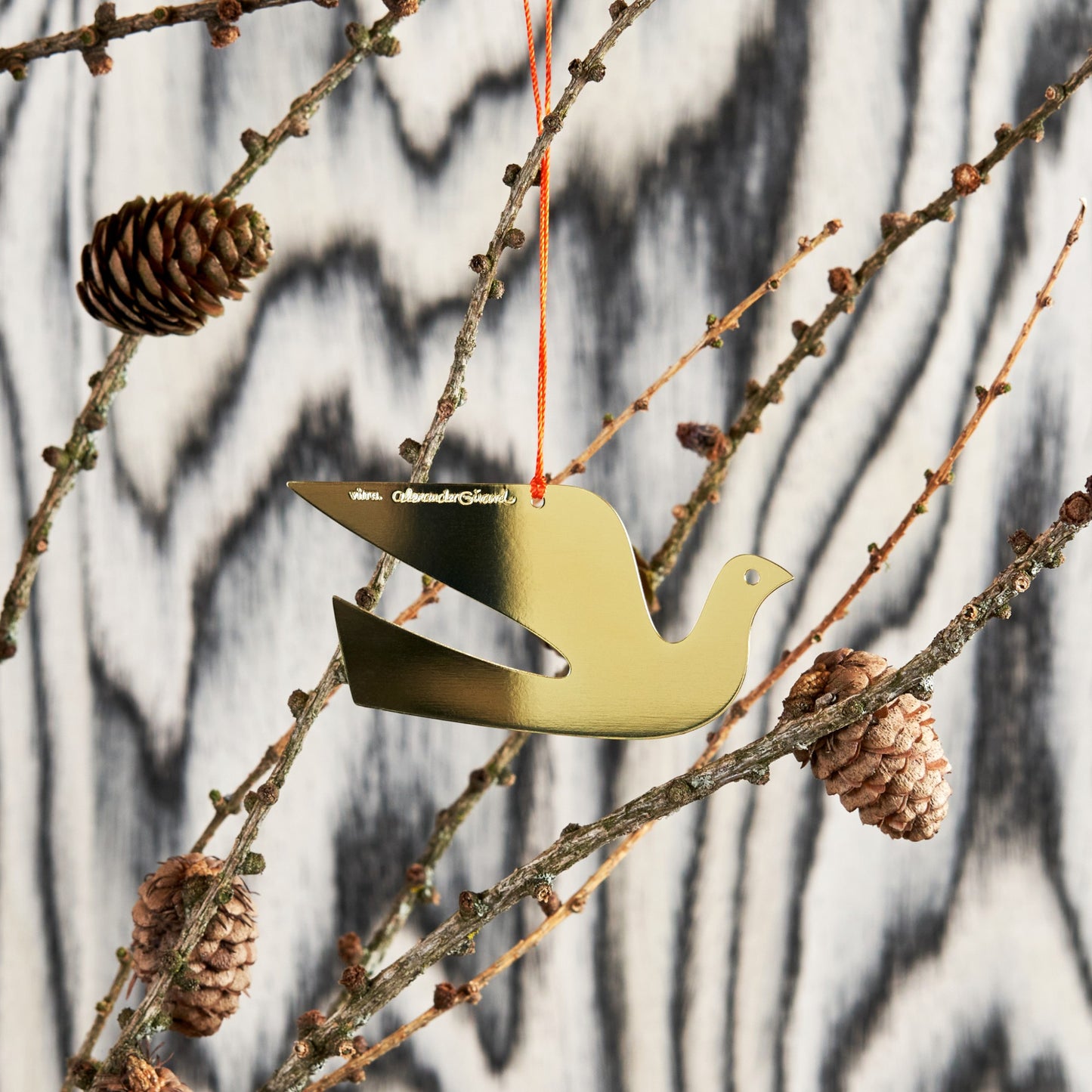 Vitra Girard Ornamente Dekoanhänger gold