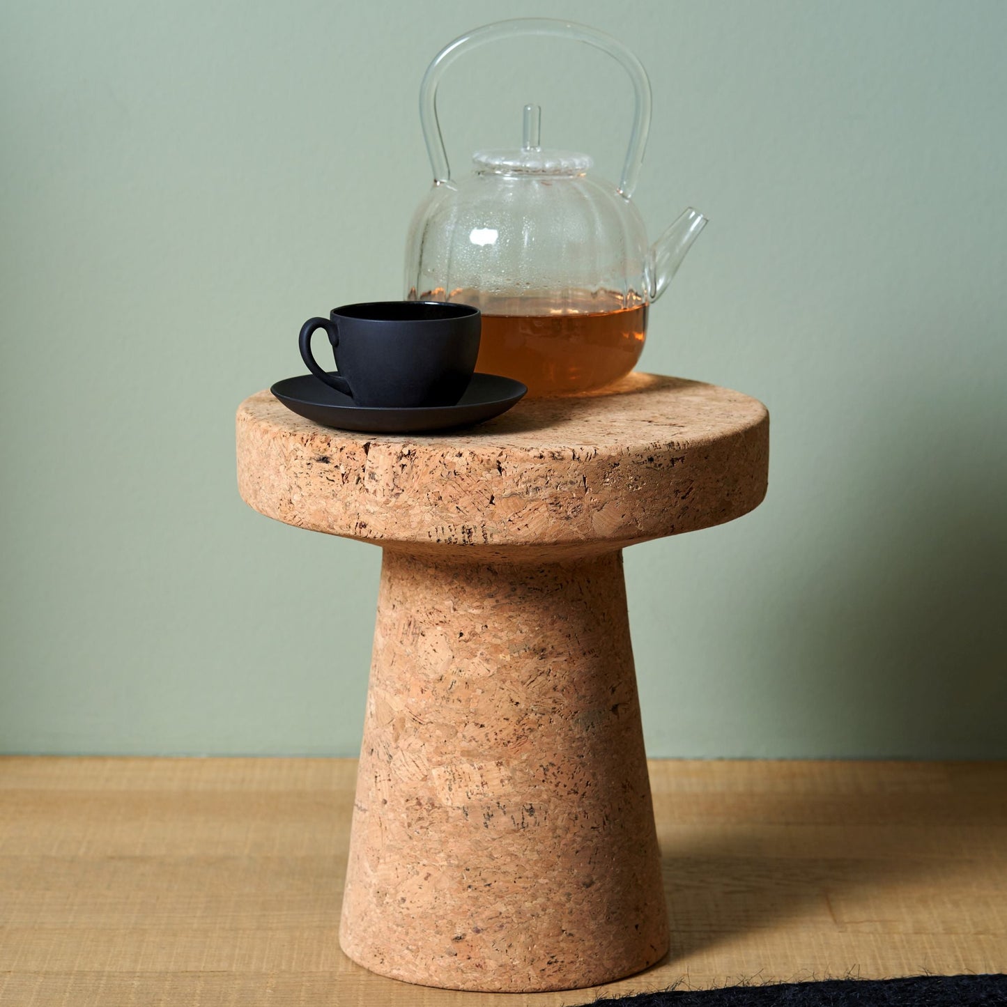 Vitra Cork Family Jasper Morrison Hocker Beistelltisch rund