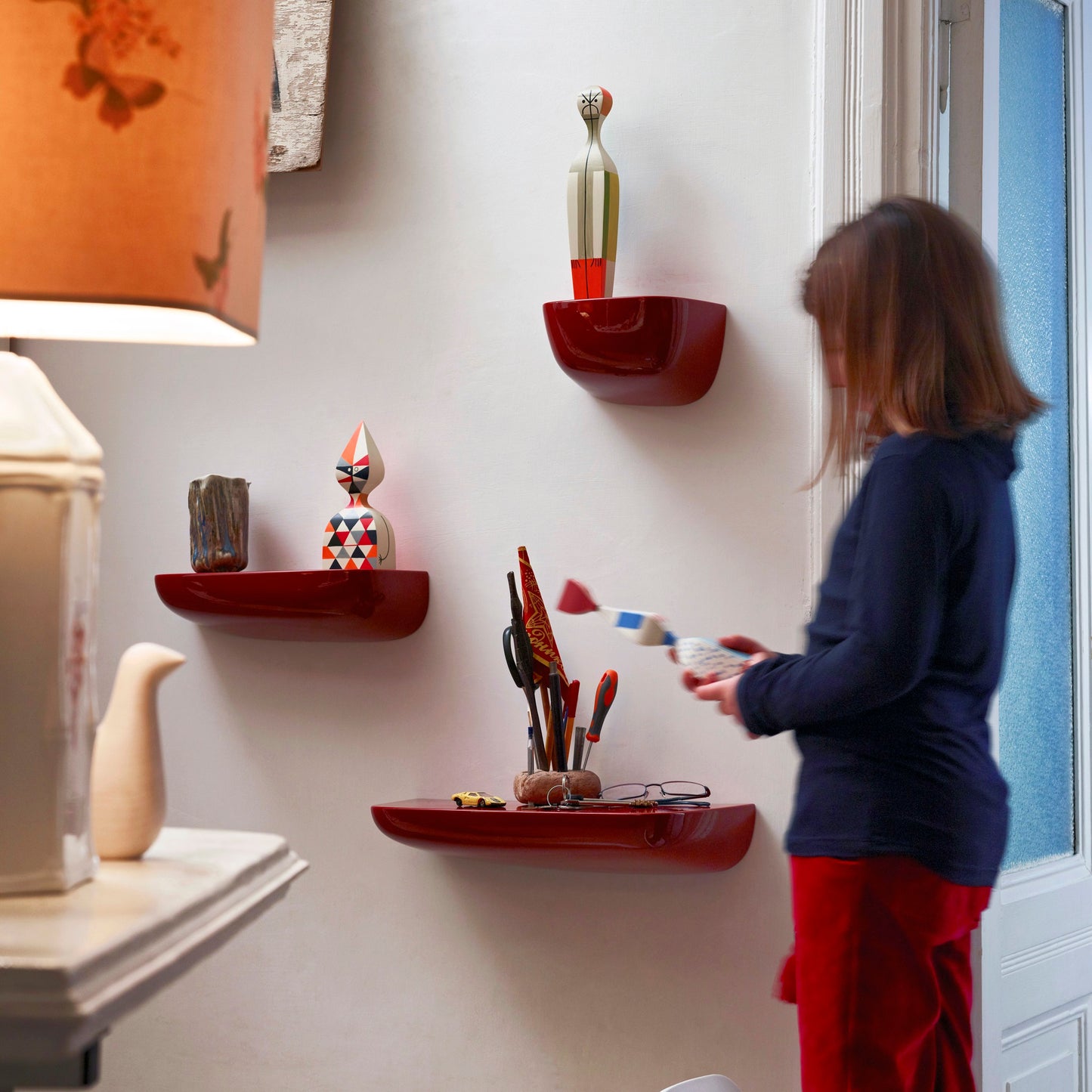 Vitra Wooden Dolls No. 17 exklusive limitierte Holzfigur bunt bemalt