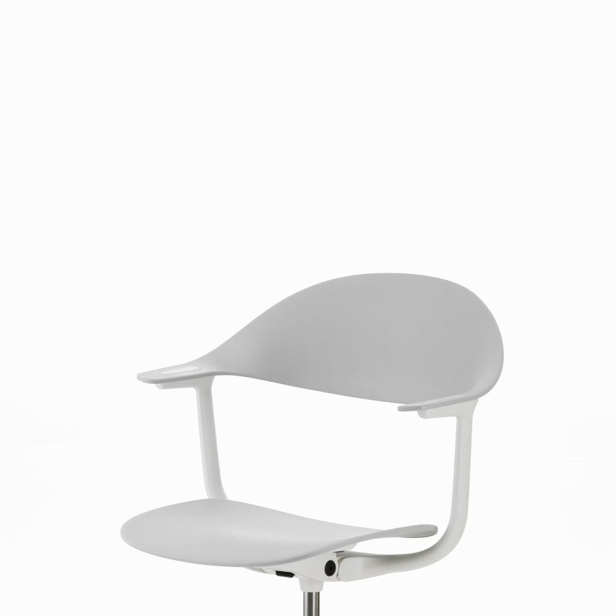 Vitra Mynt Bürostuhl Sitz + Rücken Kunststoff grau RE 5-Stern-Fuß