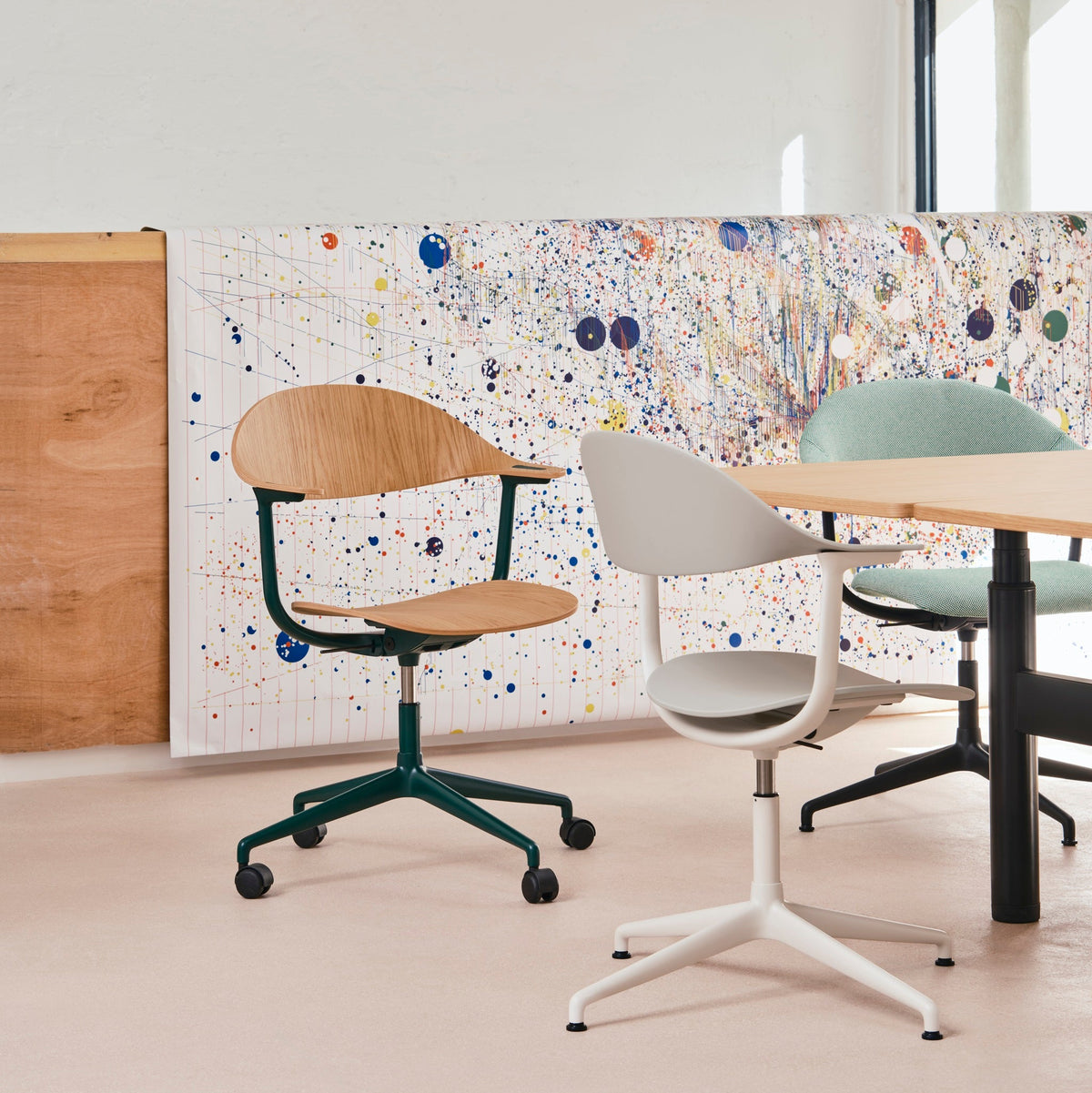 Vitra Mynt Bürostuhl Sitz & Rücken Recycling-Kunststoff