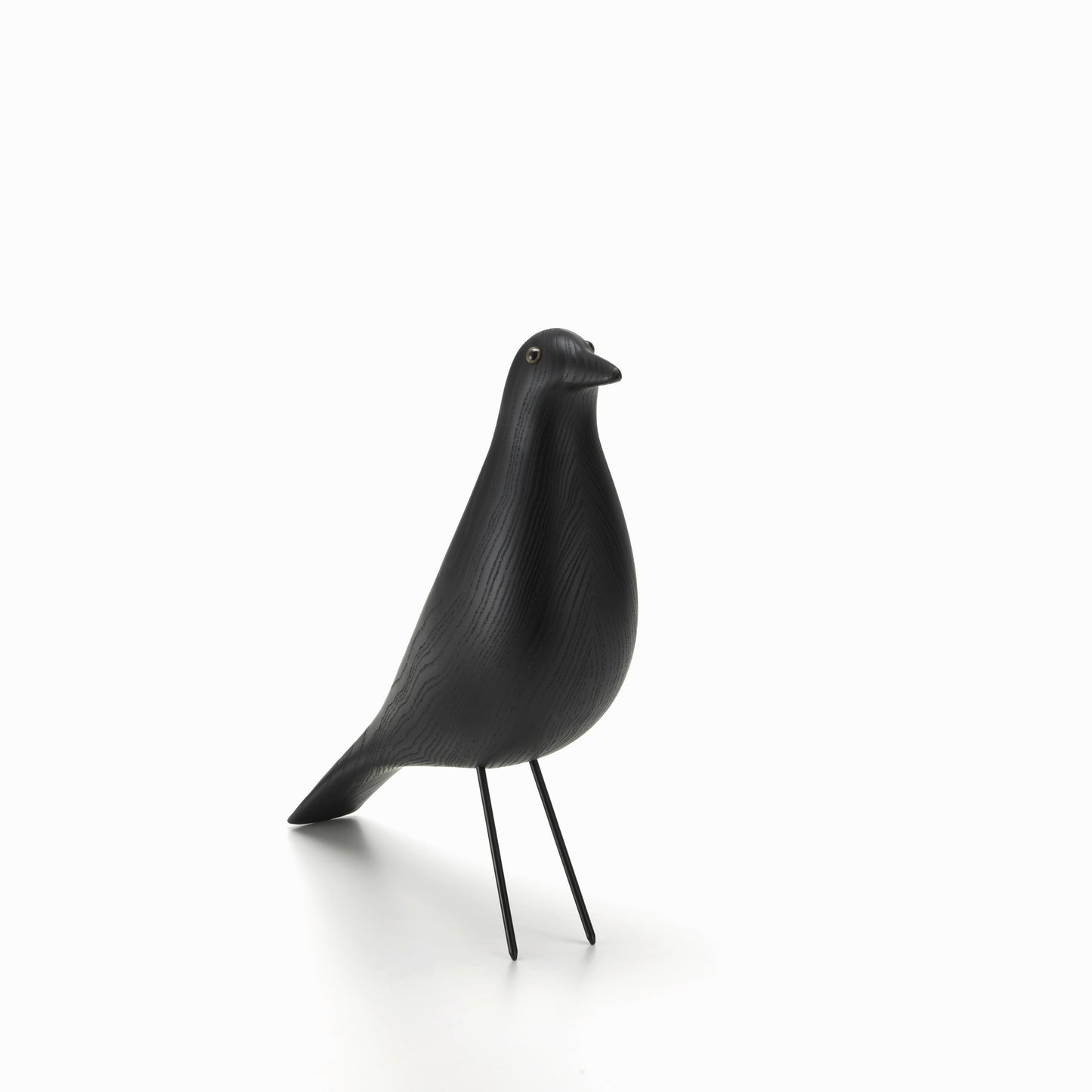 Vitra Eames House Bird Dekofigur Vogel Eschenholz schwarz