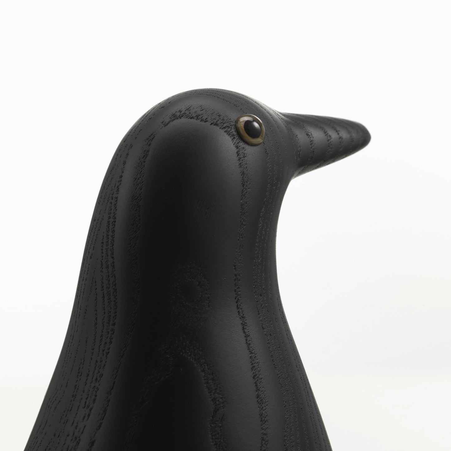 Vitra Eames House Bird Dekofigur Vogel Eschenholz schwarz