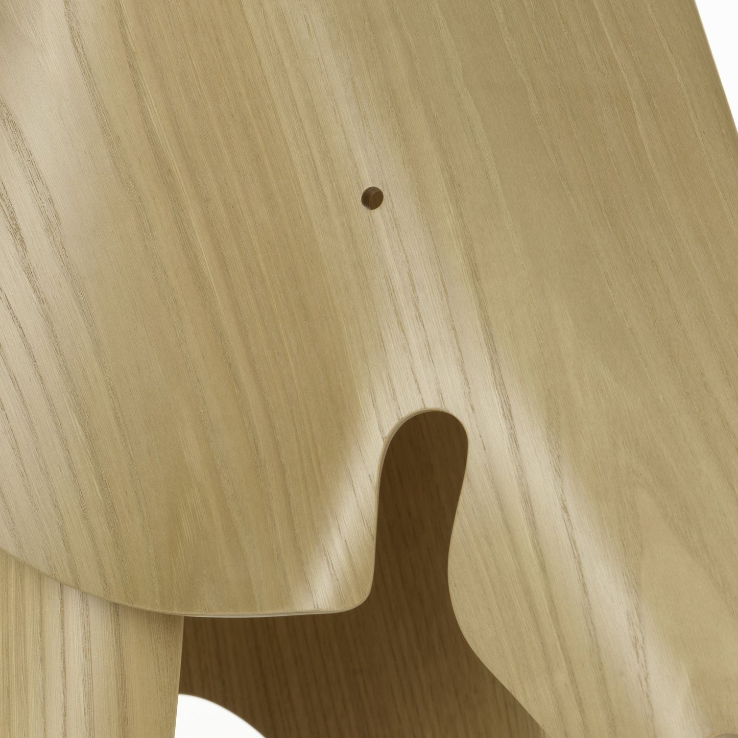 Eames Elephant Plywood Echtholz Hocker Sitzobjekt Nussbaum / Kastanie