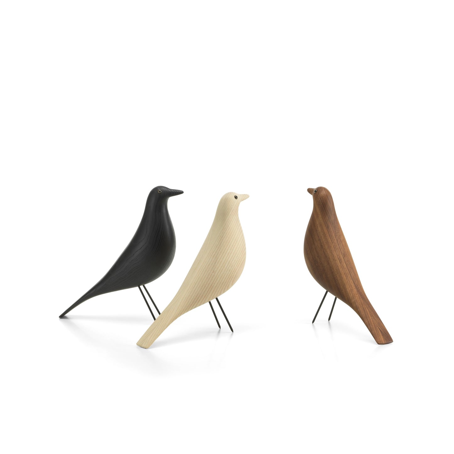 Vitra Eames House Bird Dekofigur Vogel Eschenholz cotton white