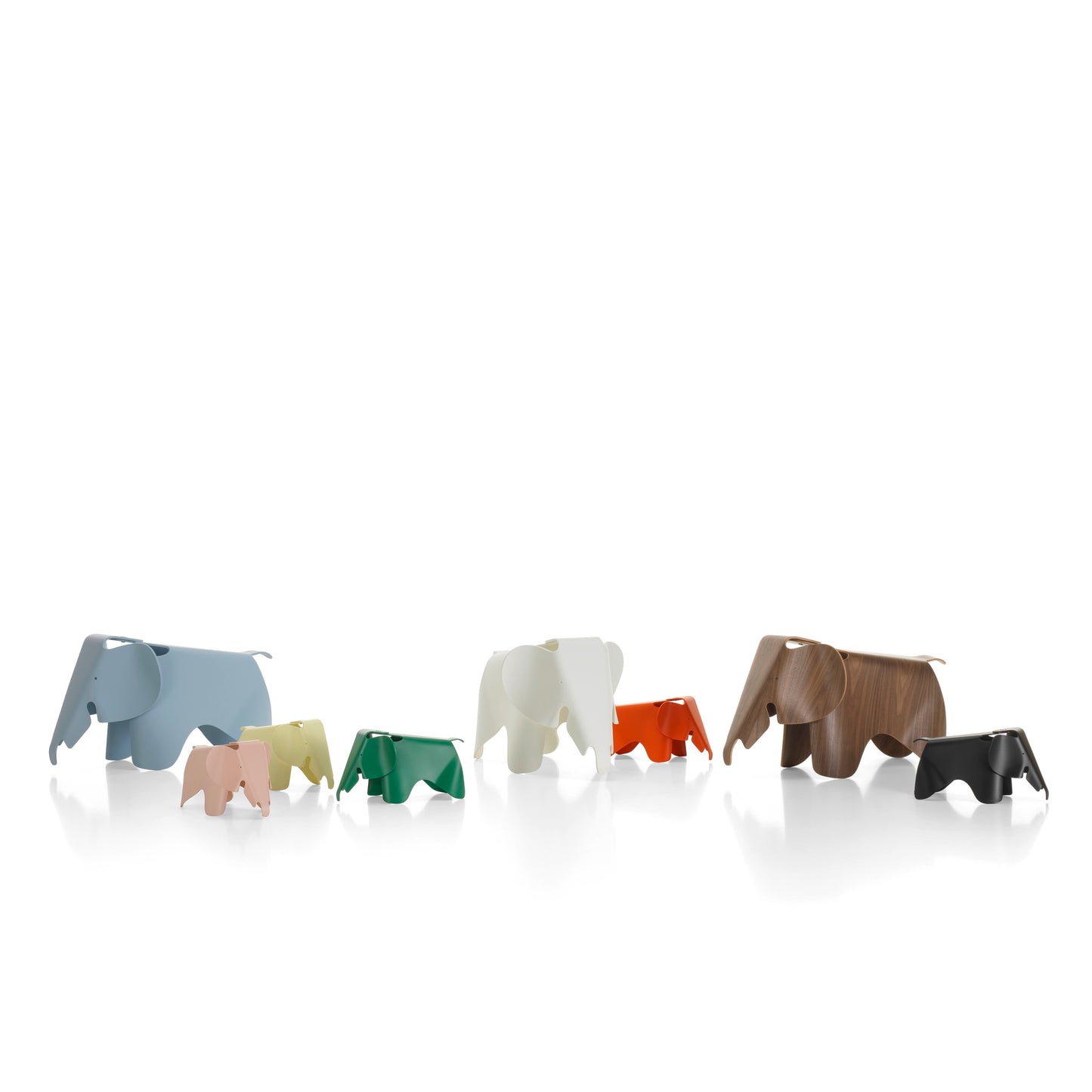 Vitra Eames Elephant Plastic RE Hocker Sitzobjekt Kunststoff recycelt
