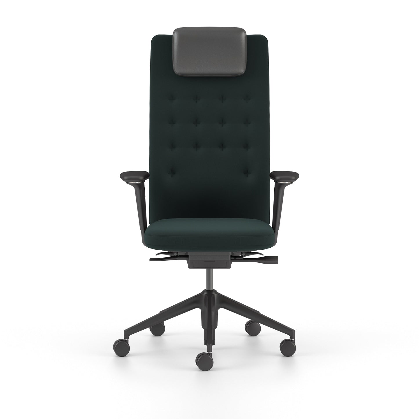 Vitra ID Trim L Bürostuhl hohe Rückenlehne mit Kopfstütze Bezug Laser RE