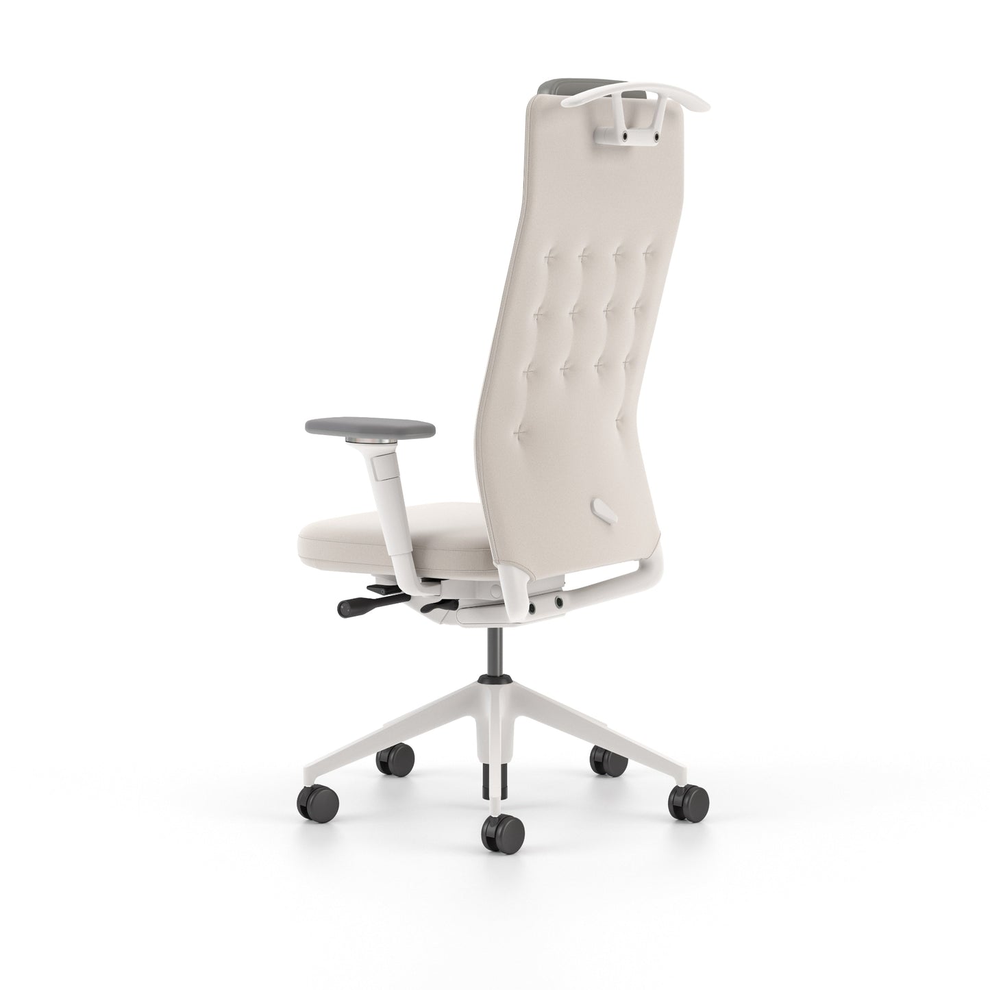 Vitra ID Trim L Bürostuhl hohe Rückenlehne mit Kopfstütze Bezug Laser RE