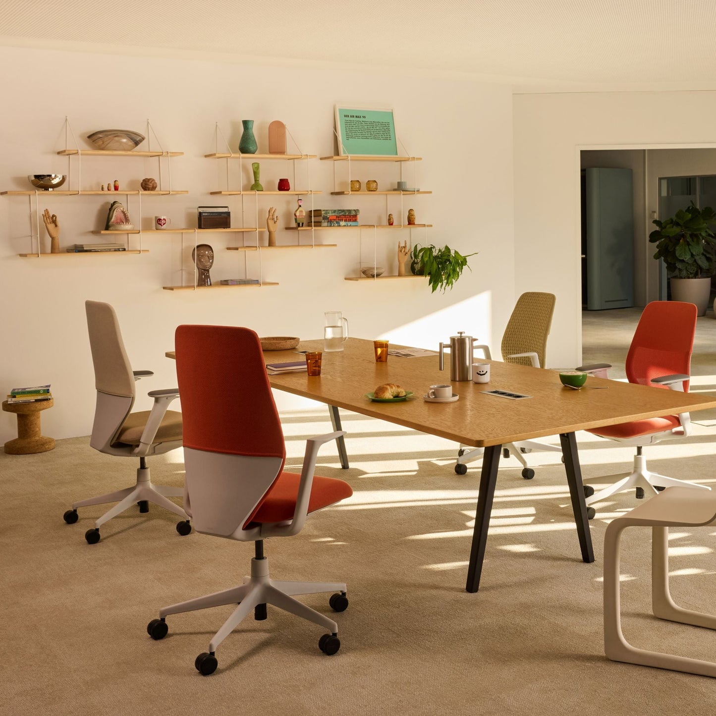 Vitra ACX Pad Bürostuhl Sitz und Rückenlehne gepolstert Laser RE