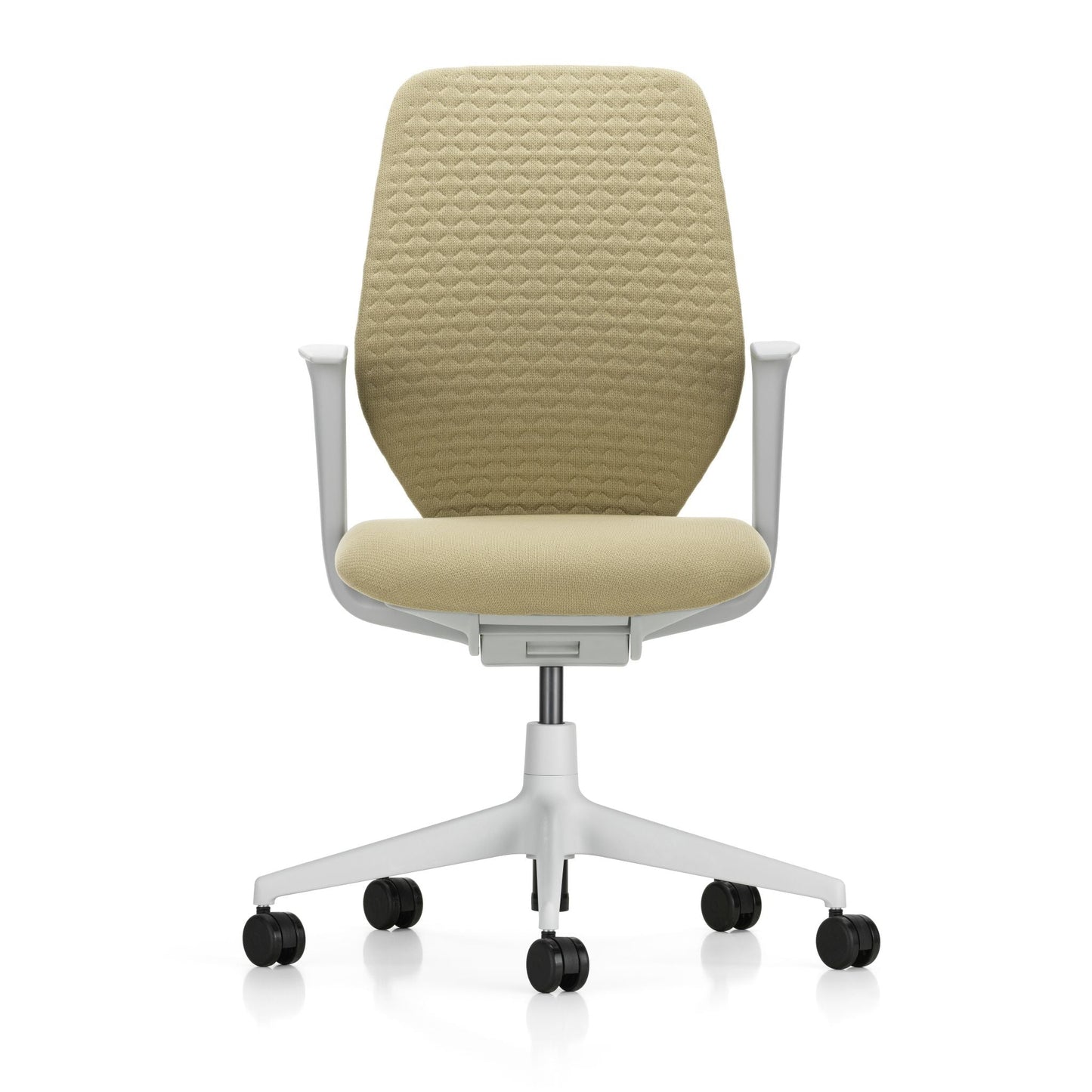 Vitra ACX Soft Bürostuhl Sitz gepolstert Grid Knit Rücken Softpolster Quilted Knit