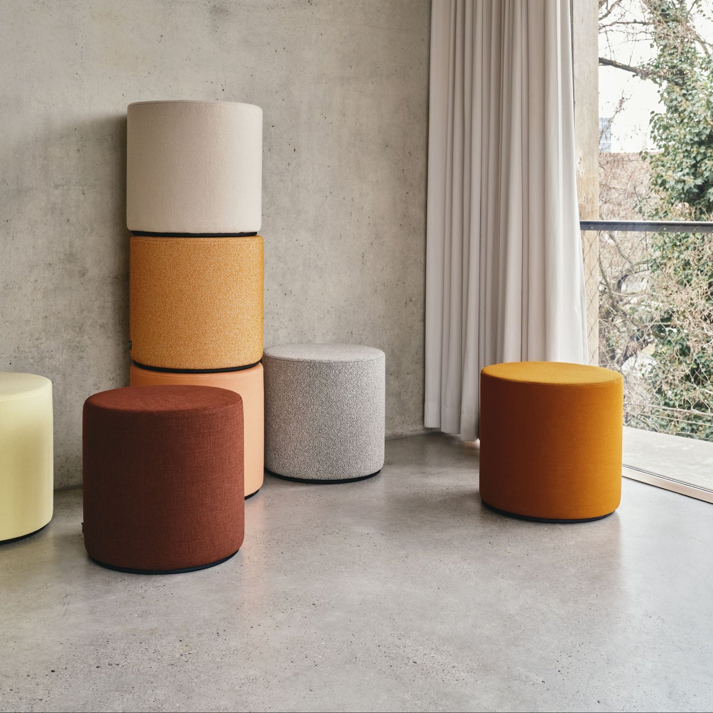 Vitra Visiona Stool Hocker Rund Design Verner Panton