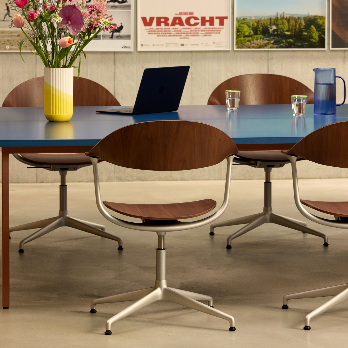 Vitra Mynt Bürostuhl Plywood Sitz & Rücken Formsperrholz