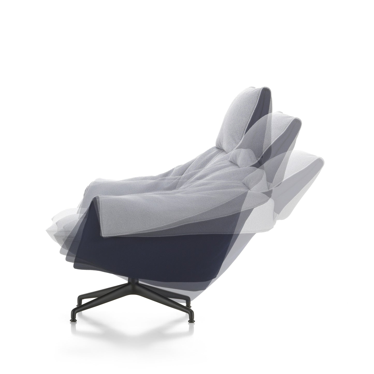 Vitra Bascule Highback Lounge Chair Relax-Sessel einzeln