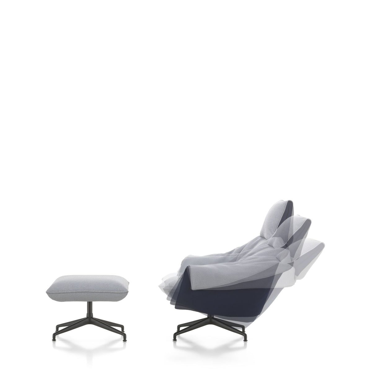 Vitra Bascule Ottoman Hocker einzeln