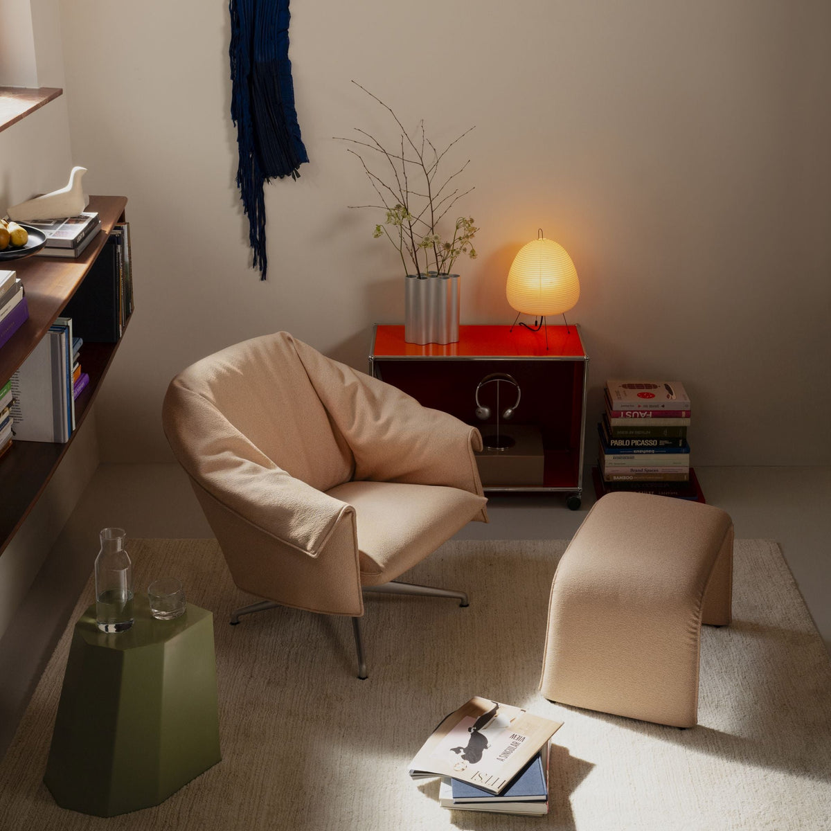 Vitra Bascule Lowback Lounge Chair Relax-Sessel niedrig einzeln