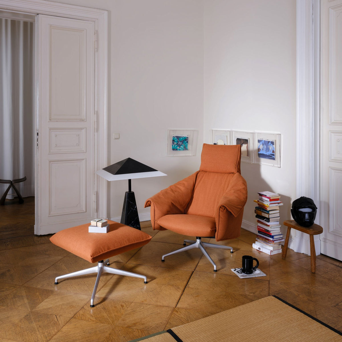Vitra Bascule Highback Lounge Chair & Ottoman Relax-Sessel & Hocker