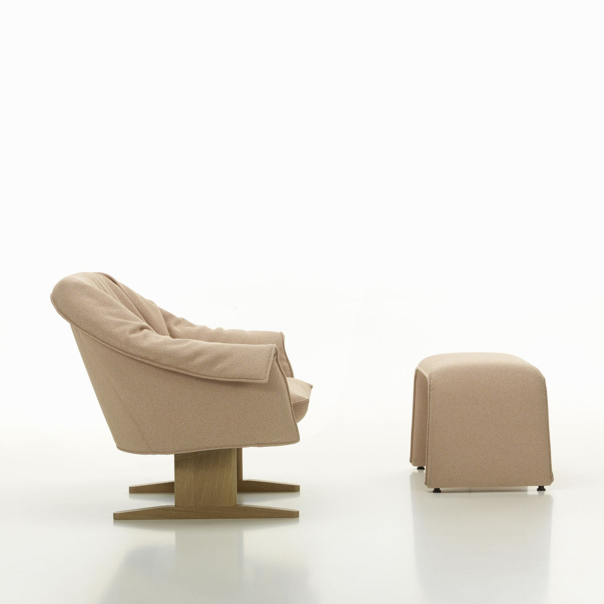 Vitra Bascule Lowback Lounge Chair Relax-Sessel niedrig einzeln