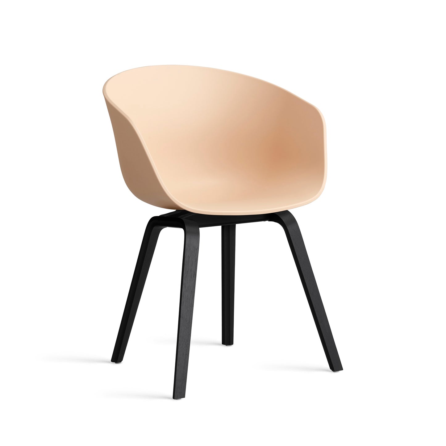 Hay About A Chair AAC 22 Stuhl Kunststoffschlale Gestell 4-Fuß Holz