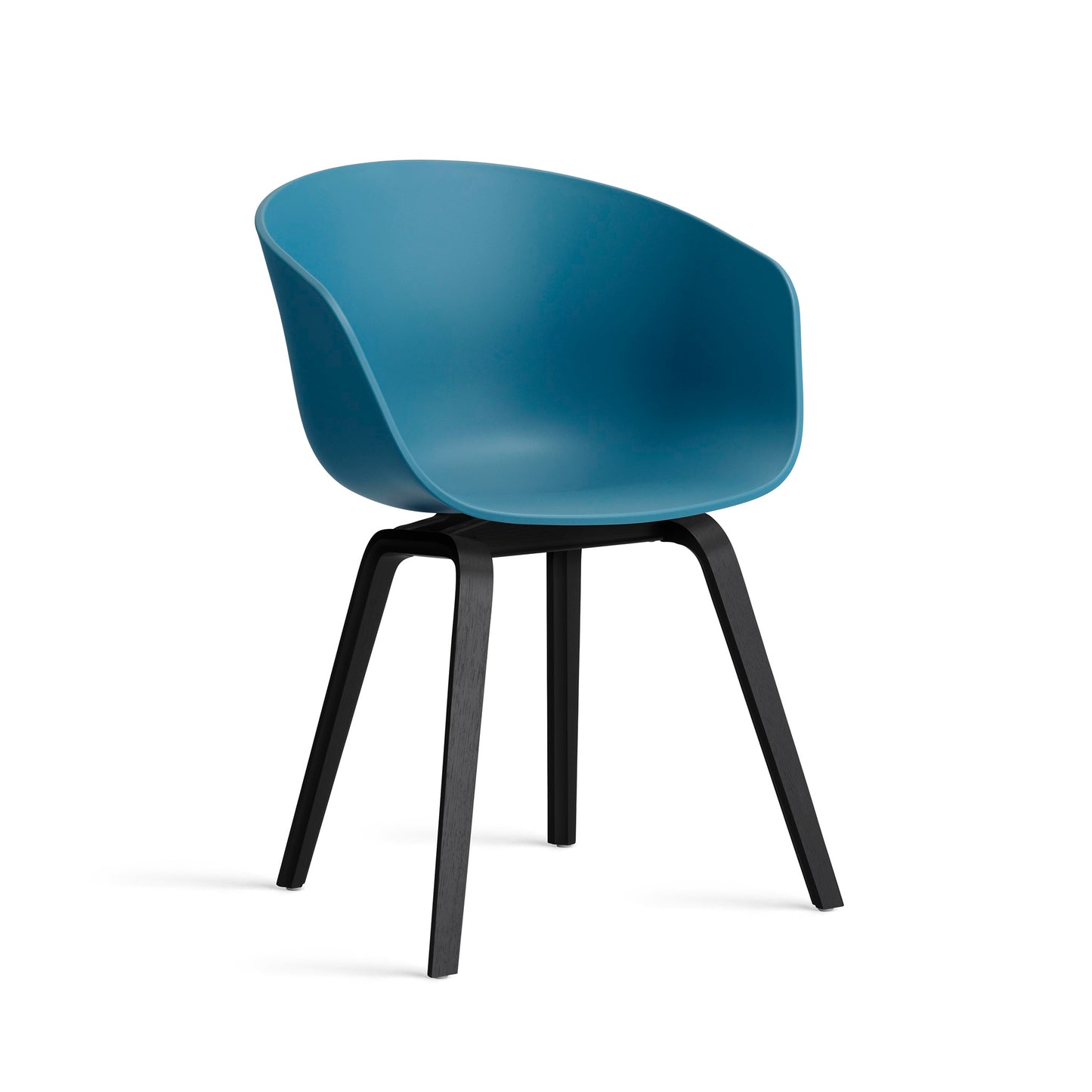 Hay About A Chair AAC 22 Stuhl Kunststoffschlale Gestell 4-Fuß Holz