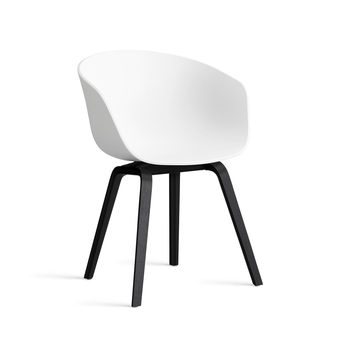 Hay About A Chair AAC 22 Stuhl Kunststoffschlale Gestell 4-Fuß Holz