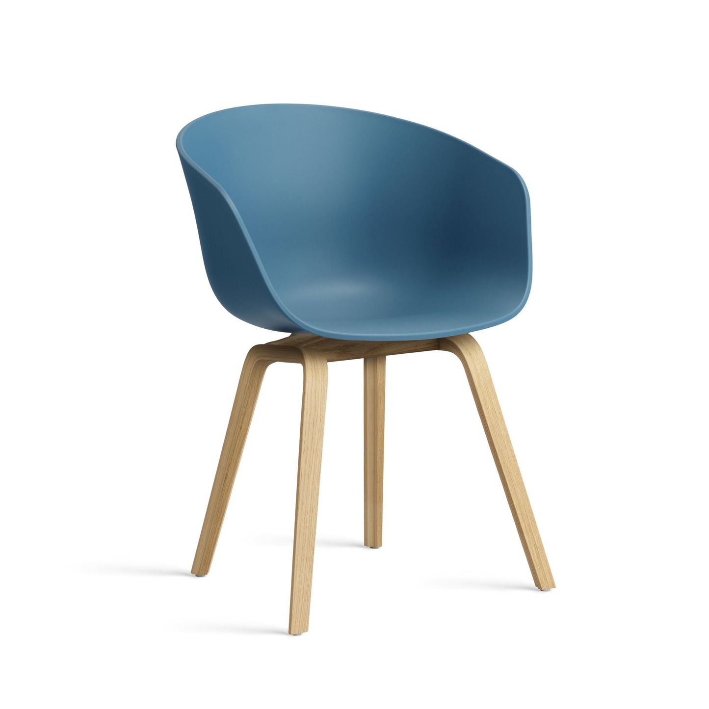 Hay About A Chair AAC 22 Stuhl Kunststoffschlale Gestell 4-Fuß Holz