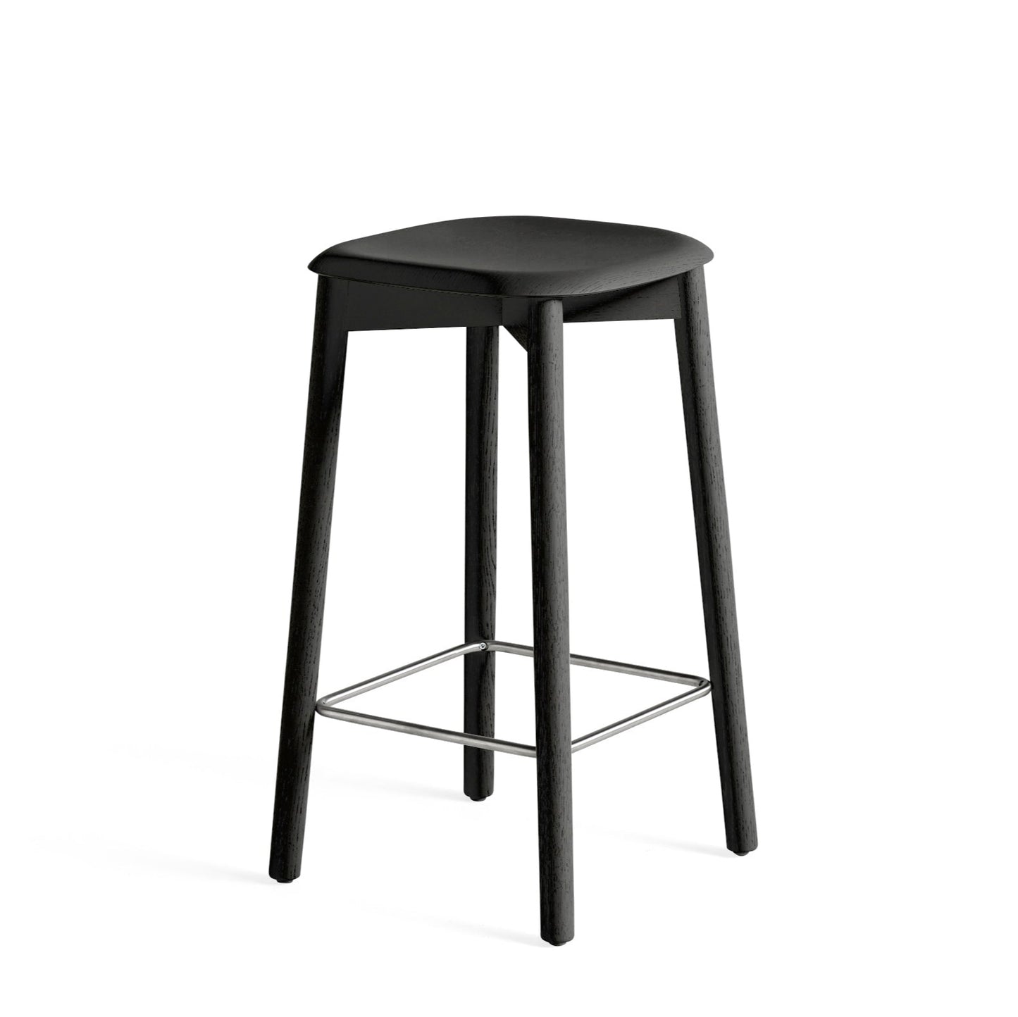 Hay Soft Edge 82 Barhocker – Sitz Sperrholz Gestell Eiche Massivholz