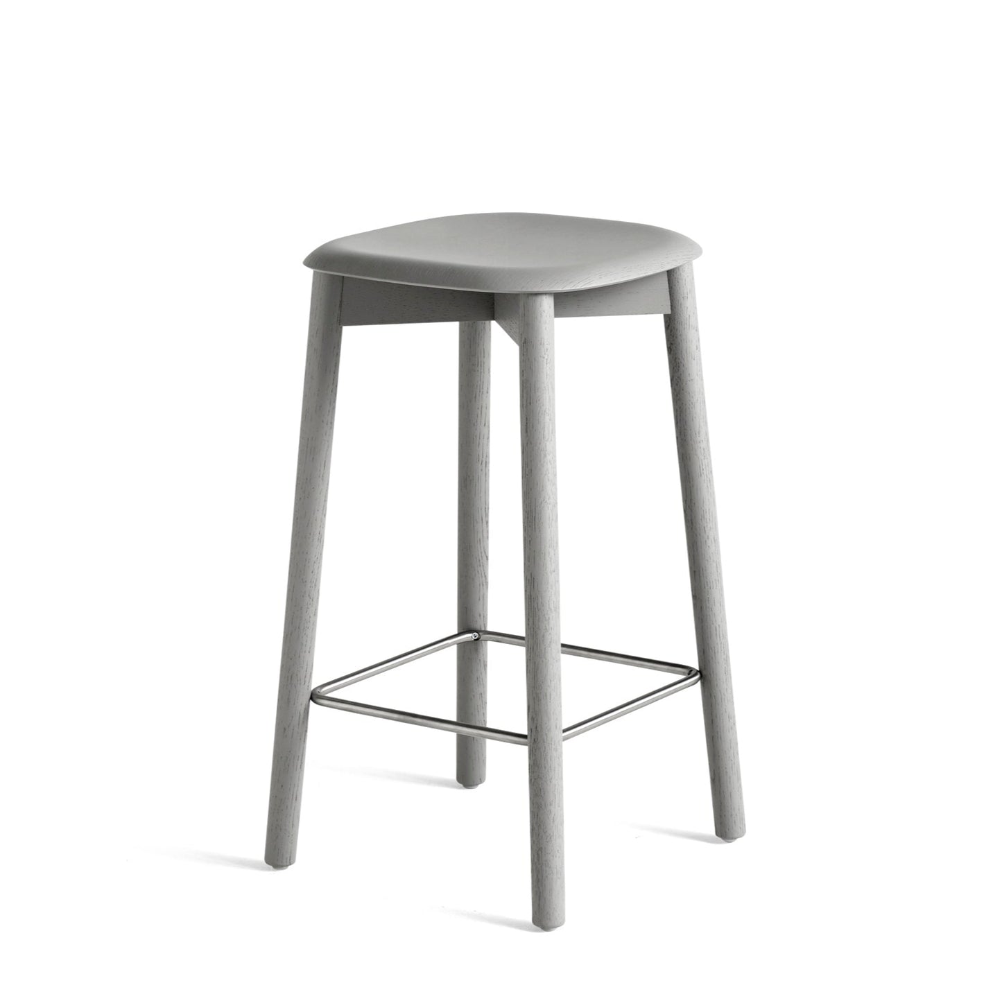 Hay Soft Edge 82 Barhocker – Sitz Sperrholz Gestell Eiche Massivholz