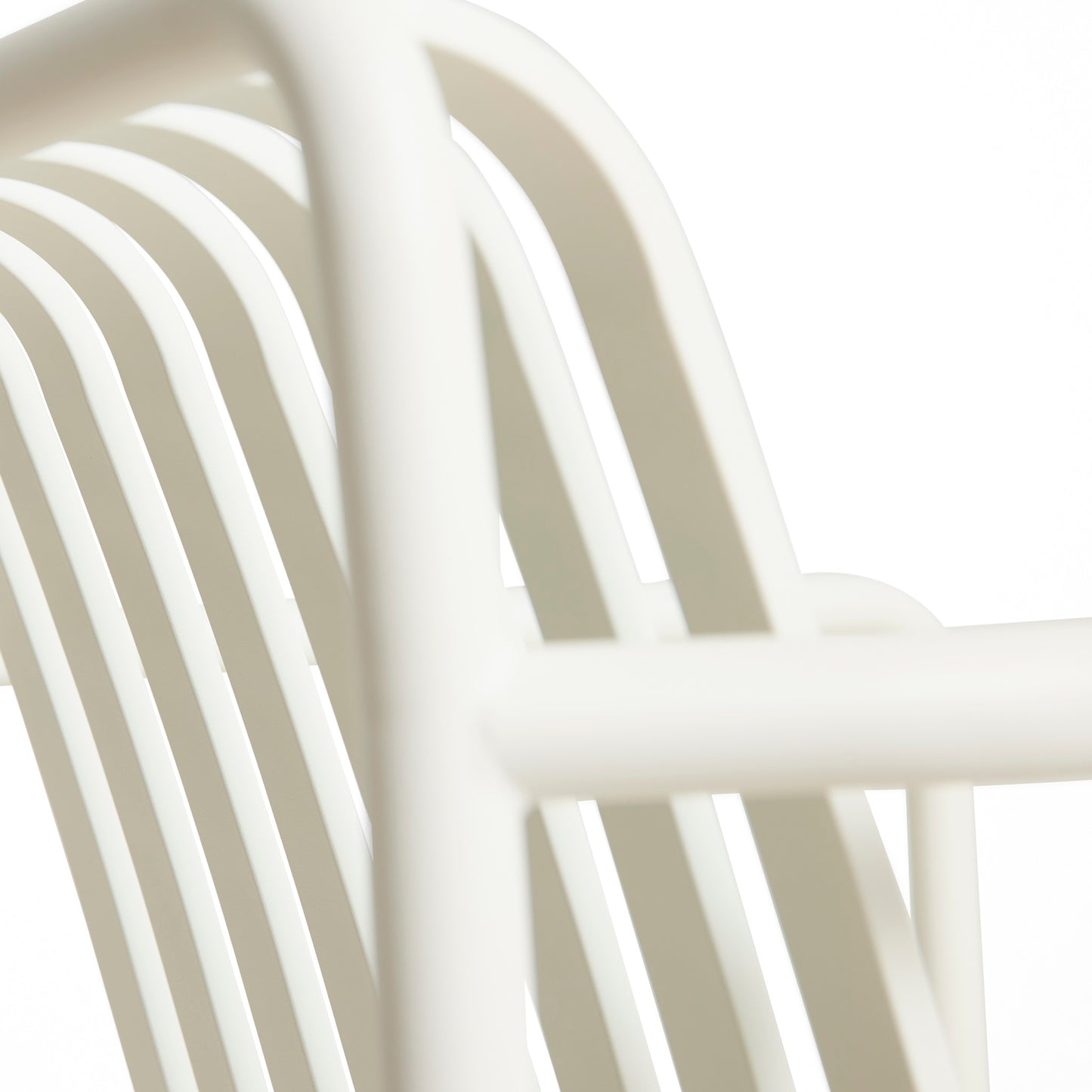 HAY Palissade Dining Bench Outdoor-Sitzbank mit Armlehne
