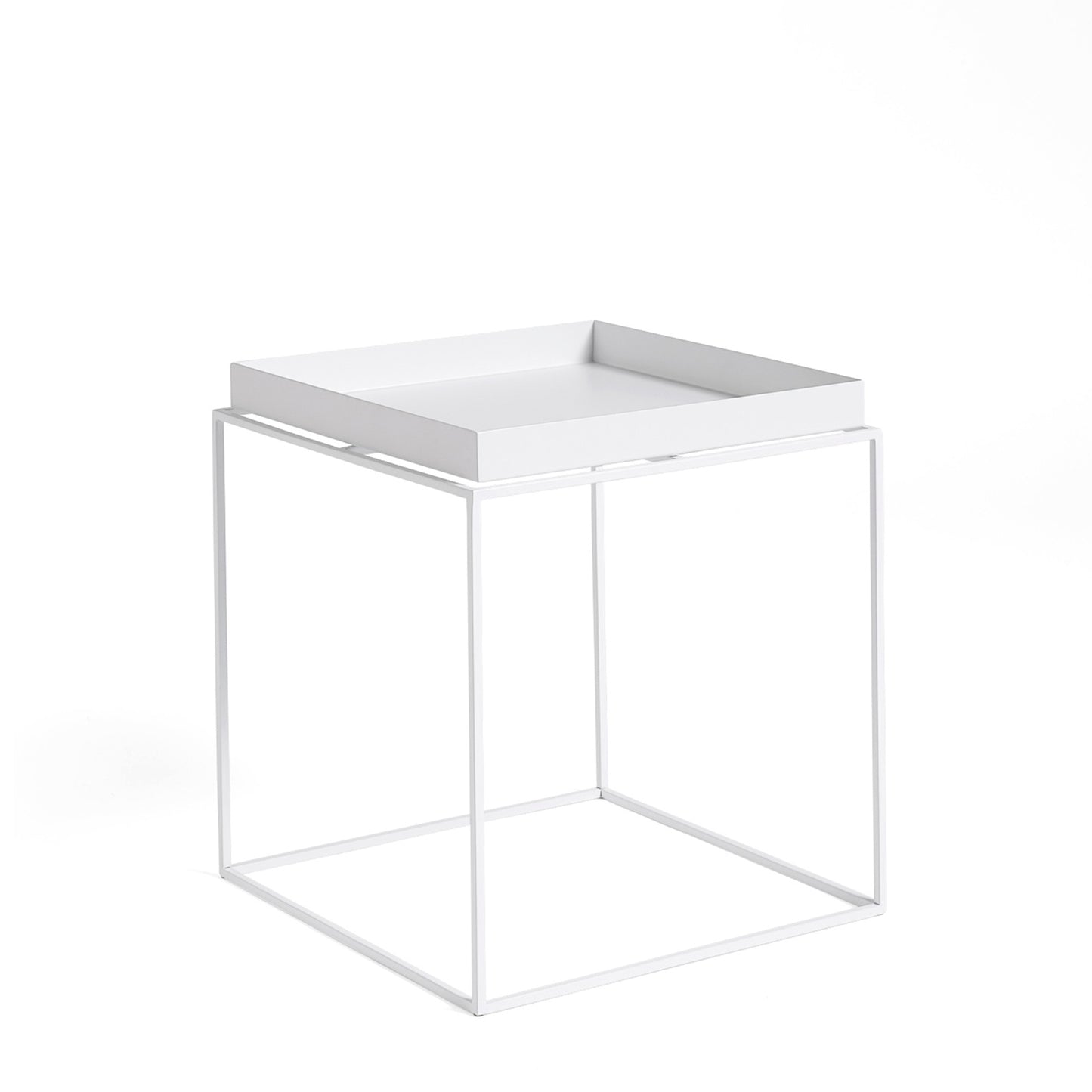 HAY Tray Table M Beistelltisch medium aus Metall Tablett abnehmbar