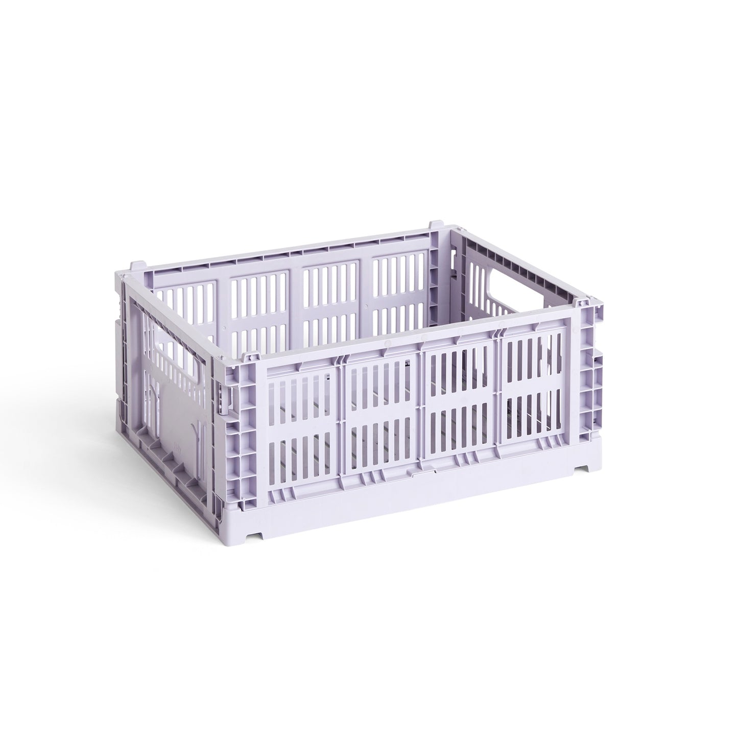 HAY Color Crate Korb Klapp-Box M medium Kunststoff recycelt lavendel lila