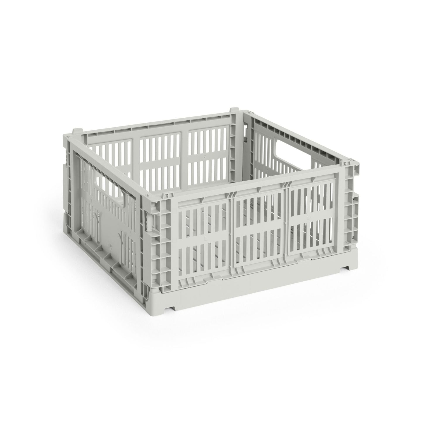 HAY Color Crate Korb Klapp-Box medium M Square quadratisch Kunststoff recycelt